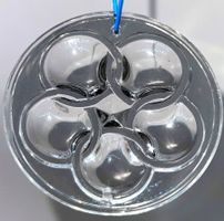 Gasscheibe mit Ornamente rund