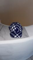 Burberry Baseballcap Karo blauweiss Grösse M Baumwolle