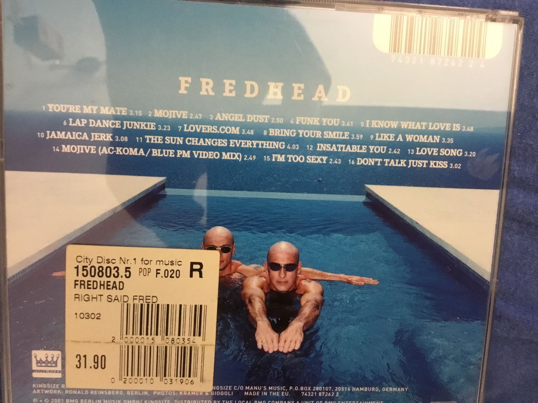 CD: Right Said Fred - Fredhead CD - – Usato da Thierachern venduto da sweden08 1