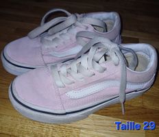 vans taille 29 rose 