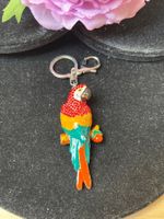 Schlüssel - Taschenanhänger Papagei