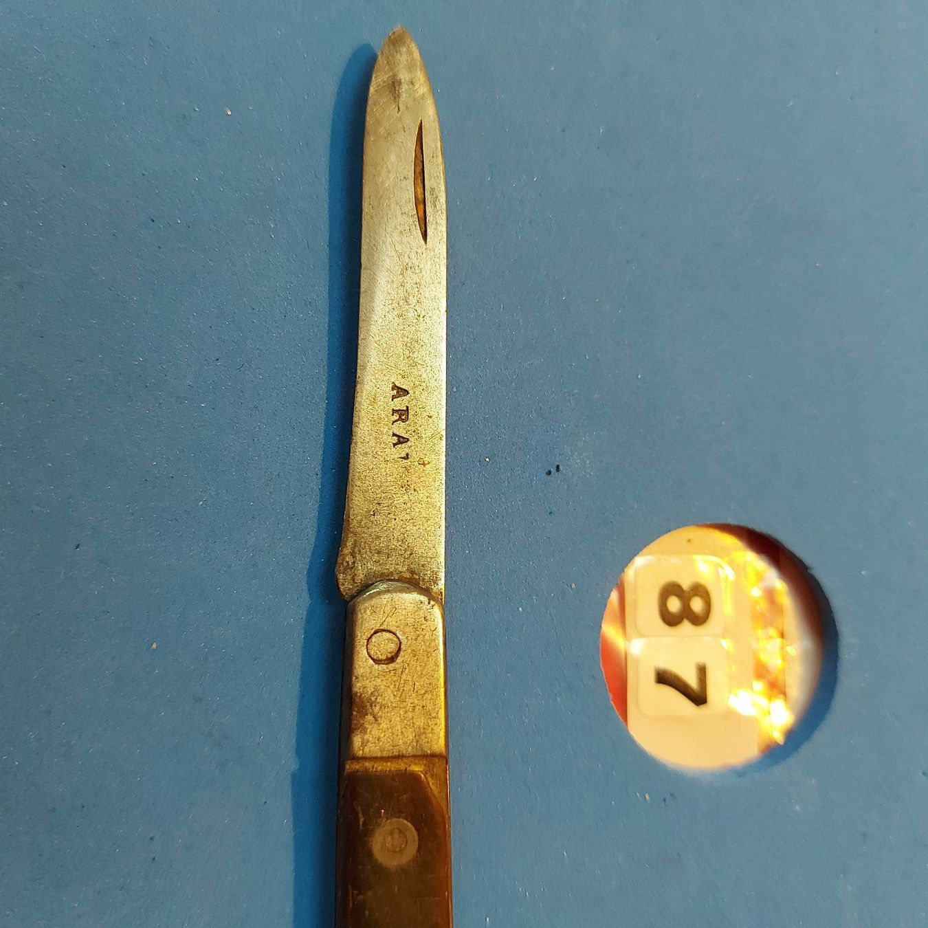 Coltelli tascabile: Sackmesser Taschenmesser Arau Nr.87 – Usato da Opfikon venduto da Seevogt47 2