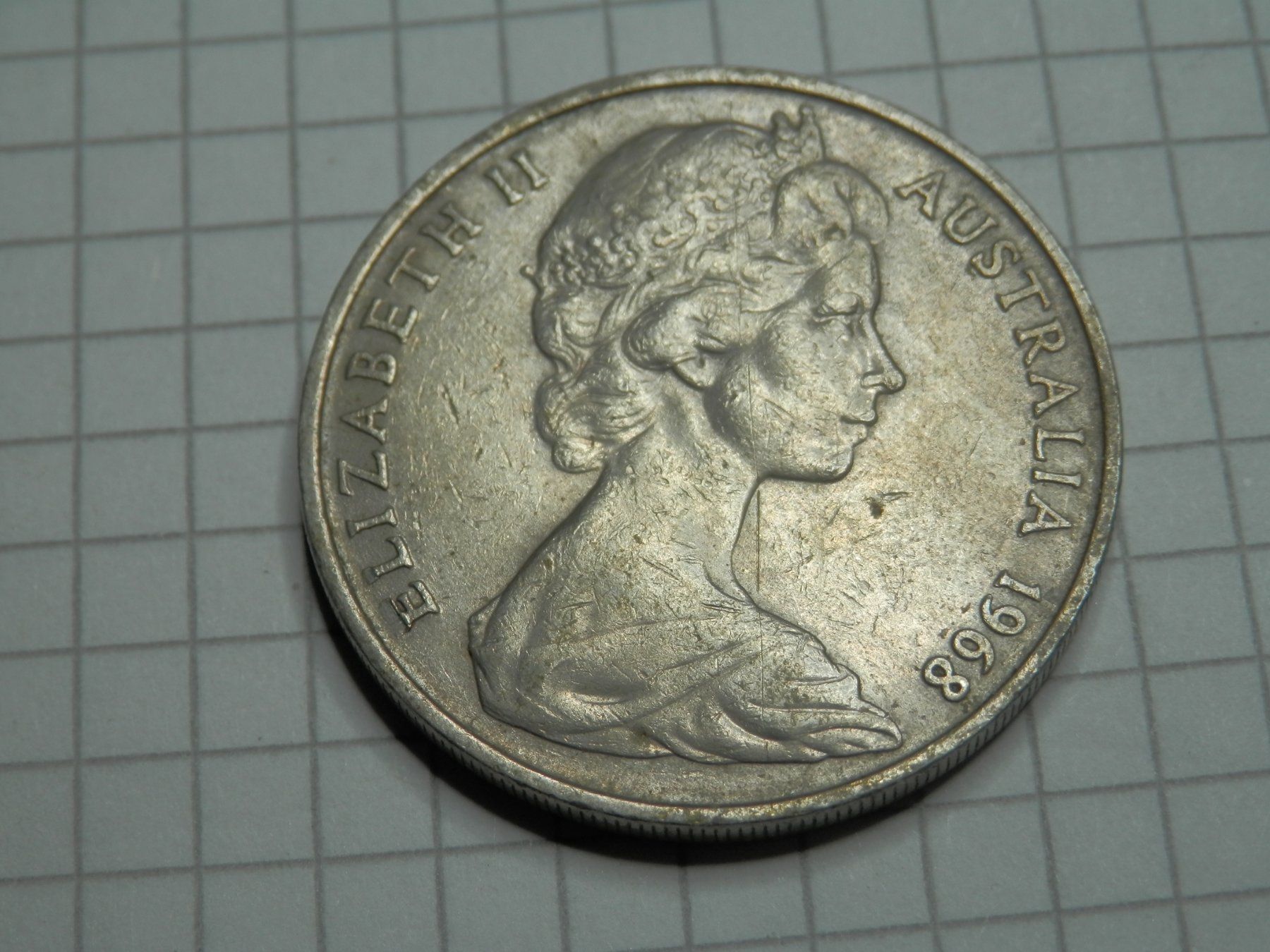 Tutti le monete: Australien 20 Cent, 1968 – Usato da Weiach venduto da weiach81