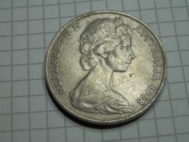 Australien 20 Cent, 1968
