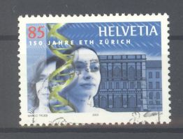 2005, Sondermarke 150 Jahre ETH Zürich, gelaufen