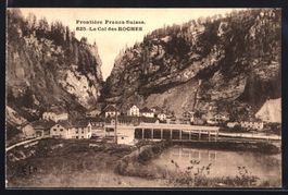 Le Locle, Le col des Roches, Frontière 