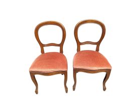 2 antike Polsterstühle im Louis-Philippe Stil. Gut Zustand.