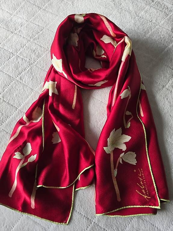 Fabric Frontline Foulard & Sciarpe: Fabric Frontline Zurich Pure Silk – Usato da Zürich venduto da bil_s7tp 2