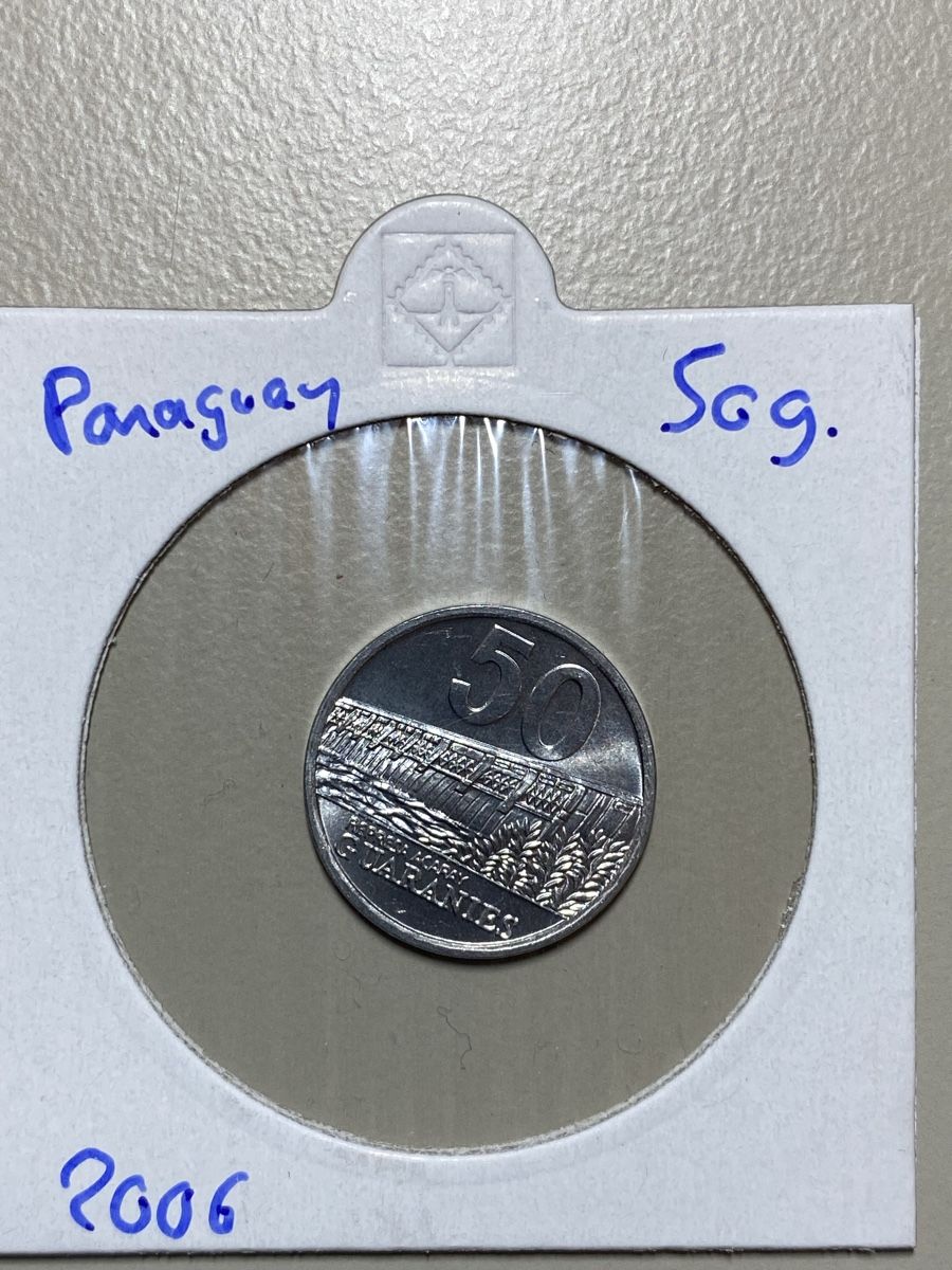 Tutti le monete: Paraguay - 50 guaranies - 2006 – Usato da Payerne venduto da Mike1682