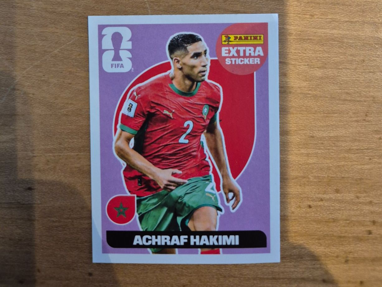 Panini Carte collezionabili: Panini Extra Sticker WM 2026 Hakimi – Usato da Roggwil TG venduto da dangehrn