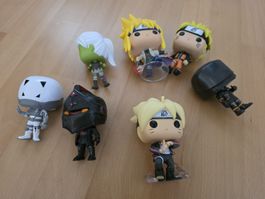 Lot de 7 figurines Pop Naruto et Boruto bon état