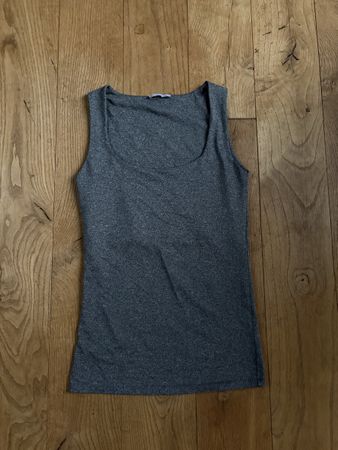 Damen Top grau in Grösse S von Zara
