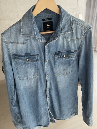G-STAR RAW 3301 Slim Jeanshemd - Grösse M -paar mal getragen