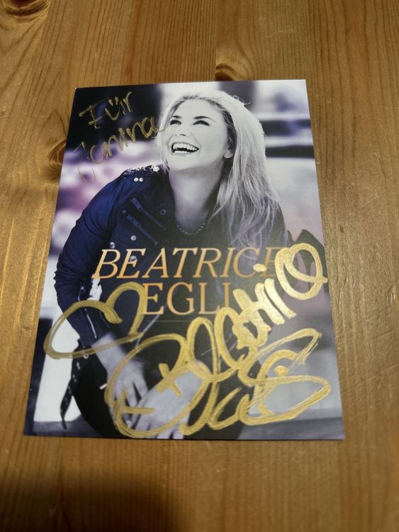 Beatrice Egli Autogramm Kaufen auf Ricardo