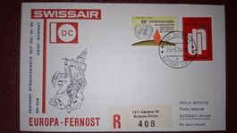 Swissair Genf - Bombay 21.03.1974