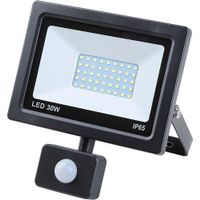 LED Flutlichtstrahler flach 30 Watt mit Bewegungsmelder