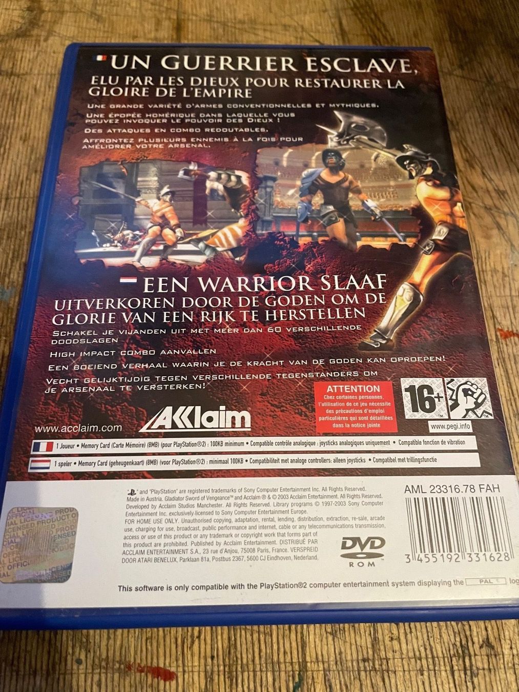 Spiele: PS2 gladiator – Gebraucht aus moudon von faucheur2 1