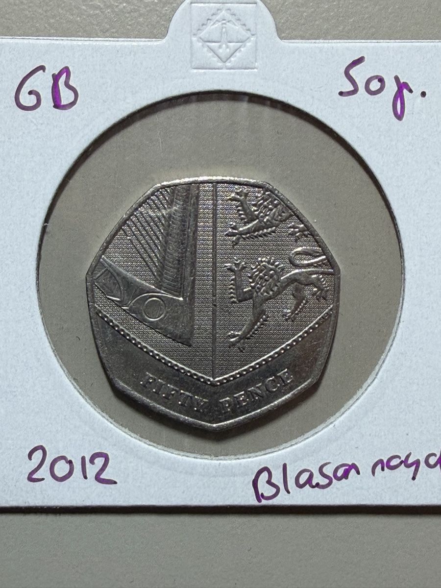 Alle Münzen: GB - 50 pence - 2012 - Blason Royal – Gebraucht aus Payerne von Mike1682