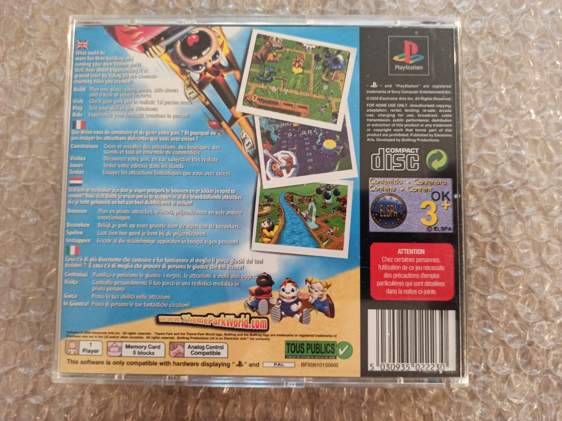 Jeux: Theme Park World  PS1 – D'occasion à Oberweningen par mar_87mx 1