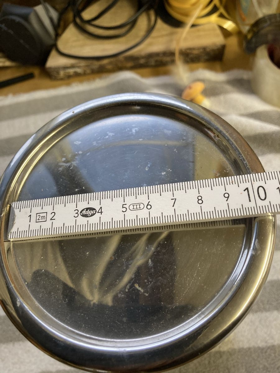 Portacandele: Kerzenhalter Glas Metall Silber – Nuovo e nell'imballaggio originale da Aarwangen venduto da to-hirschi 2