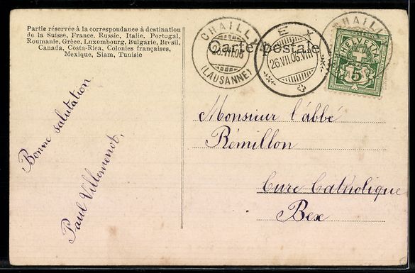 Cartoline postali: AK Lausanne, Ecole Normale – Usato da Berlin venduto da bartko-reher 1