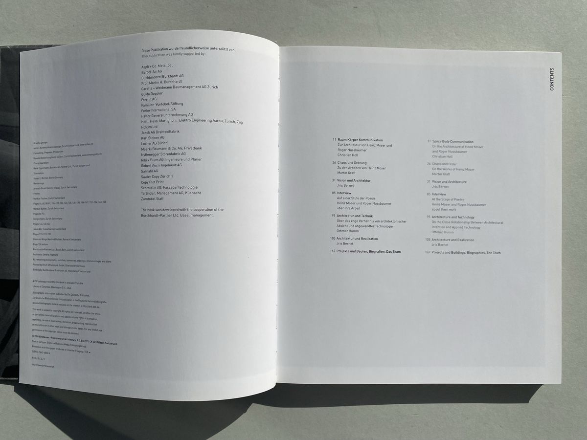 Bücher: Moser, Nussbaumer: Vision and Architecture book, rare! – Gebraucht aus Zürich von lesgarcons 2