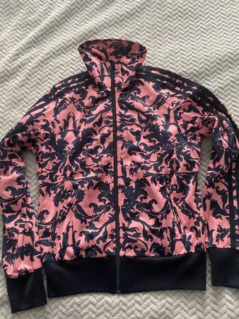 Adidas Trainingsjacke gemustert Grösse 38 guter Zustand Rat