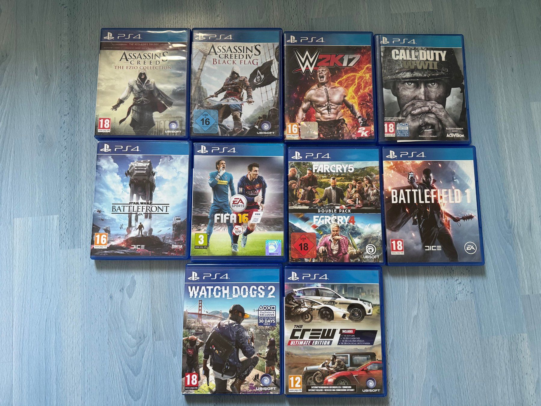 Sony Console: Playstation 4 mit Kontroller inkl. 10 Games – Usato da Büttikon AG venduto da gluschtig 1