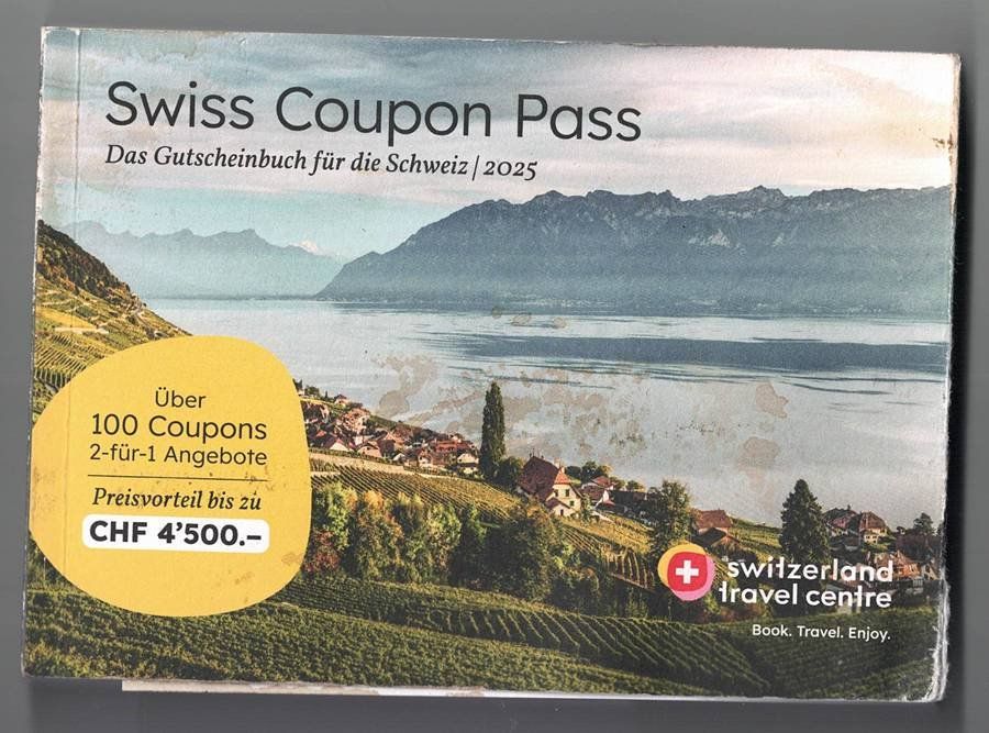 Swiss Coupon Pass - Gutscheinbuch 2025 - Ausflug Gutschein (Gebraucht ...