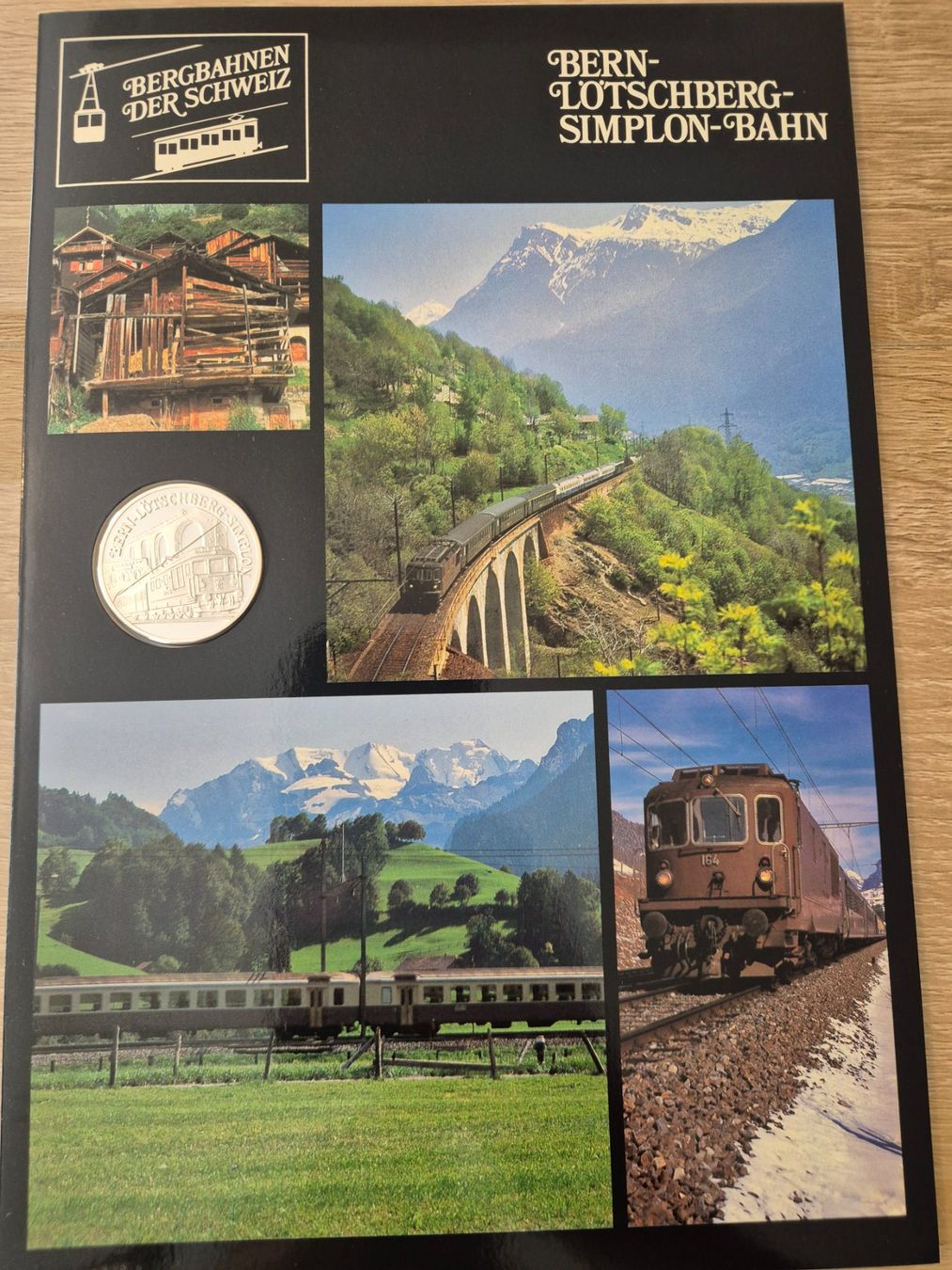 Medaglie: Bergbahnen der Schweiz Bern-Lötschberg-Simplon-Bahn – Usato da Luzern venduto da Vreneli_1