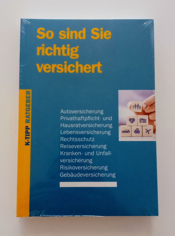 So Sind Sie Richtig Versichert, K-Tipp Buch Zu Versicherung | Kaufen ...