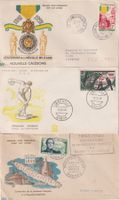 3 FDC Franz. Kolonien 1953+1960