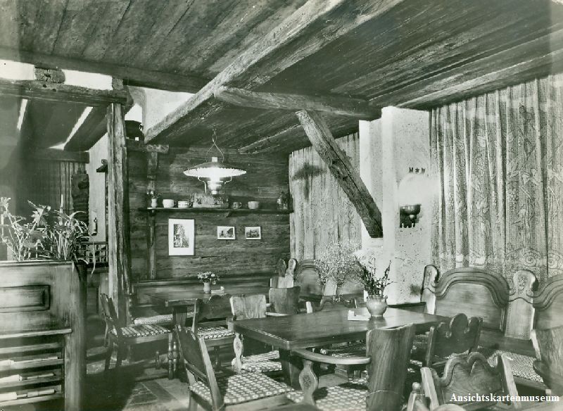 Cartoline postali: Zürich -Restaurant Walliser Kanne 1944 – Usato da Emmenbrücke venduto da teestube