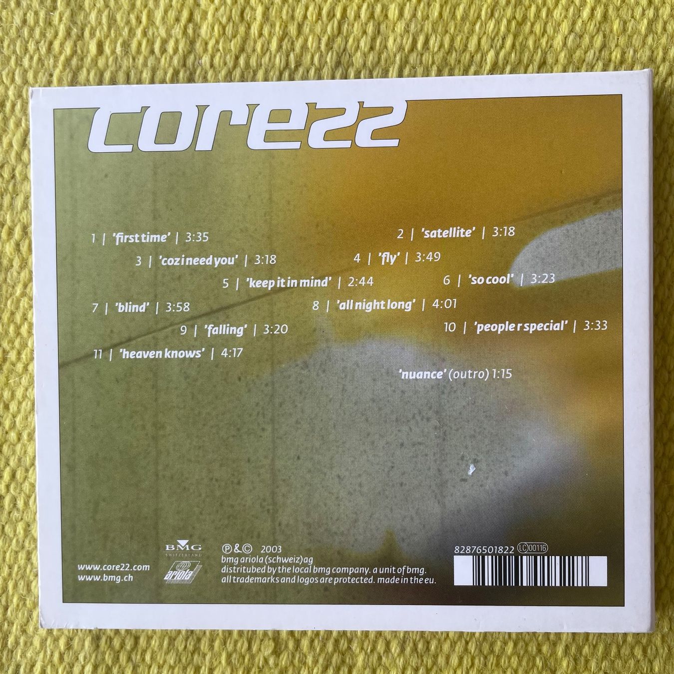CDs: CORE22-NUANCE (DIGIPACK) – Gebraucht aus Rorschacherberg von CD-Roli 1