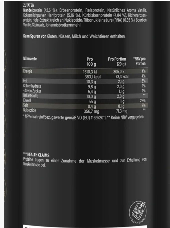 Lebensmittel & Spezialitäten: Proteinpulver Vanilla hucare – Neu und originalverpackt aus Pfaffhausen von Rolinda 3