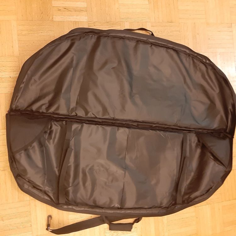 Fockety Compound Bogen Tasche, Tragbare 95cm/37.4in Länge Canvas Reise Bogen Tasche, Leichte Multifunktionale Bogen Tragetasche Mit Pfeiltaschen, Griff, Weiche Schaumstoff-Polsterung (Schwarz