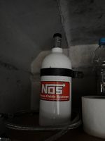 Lachgas Flasche Motorrad / Auto
