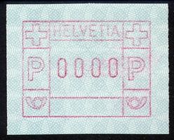 ATM 6AIII d Besonderheit 0000-Druck ** postfrisch