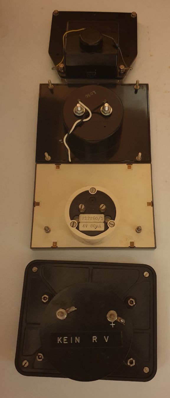 Misurare: 4 Stück Drehspul Instrumente Vintage – Usato da Horw venduto da Arta20000 3