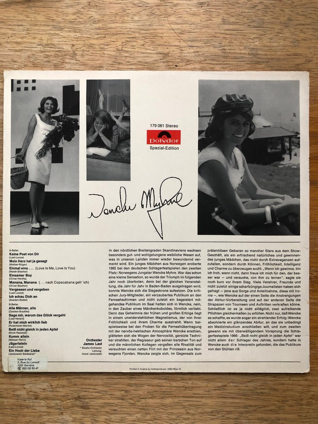 Dischi in vinile: Wencke Myhre (LP) – Usato da Grenchen venduto da Kogi7 1