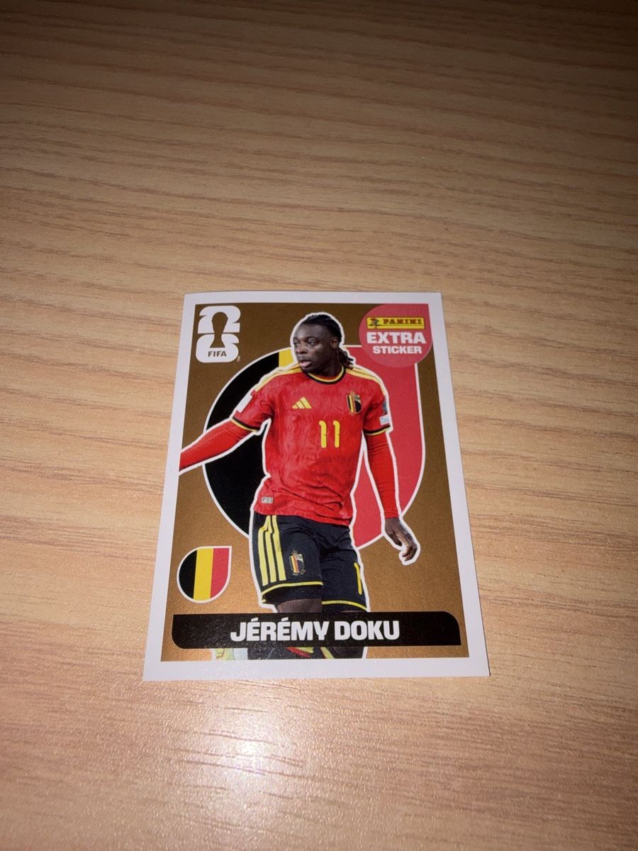 Panini Carte collezionabili: Extra sticker Jérémy Doku – Nuovo (secondo la descrizione) da Crans-Montana venduto da fel_lh7c
