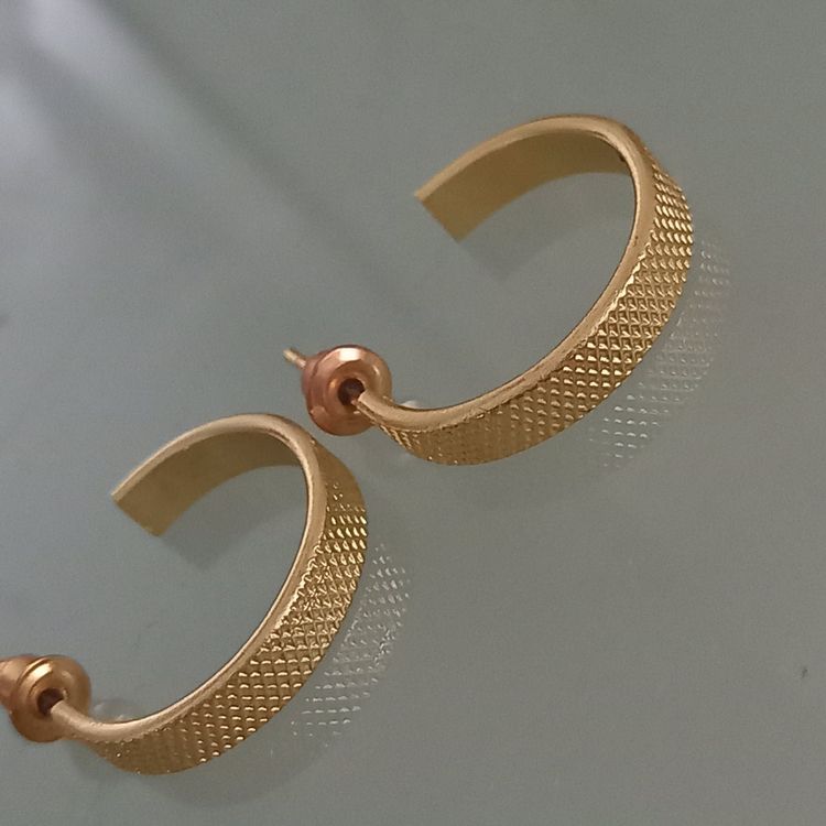 Ohrstecker Aus 9k Vergoldet/versilbert: Mit Funkelndem Kristall, Für Frauen & Männer