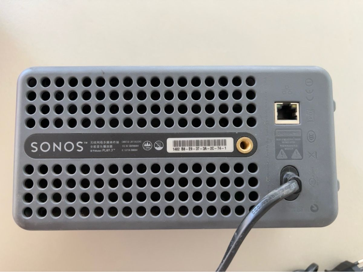 Sonos Casse acustiche: Sonos PLAY:3 Anthrazit – WLAN Lautsprecher – Usato da Zürich venduto da wycat 1