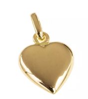Anhänger Herz aus 585 Gold 14 Karat Breite 1 cm