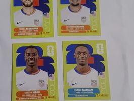 Sammelbilder USA (4 Stk.)