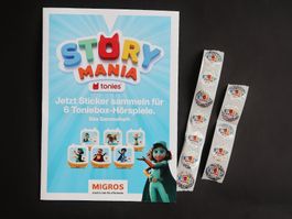 12 Sticker Migros Story Mania tonies