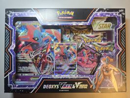 Pokémon Deoxys Vmax & Vstar Kampfbox OVP Neu
