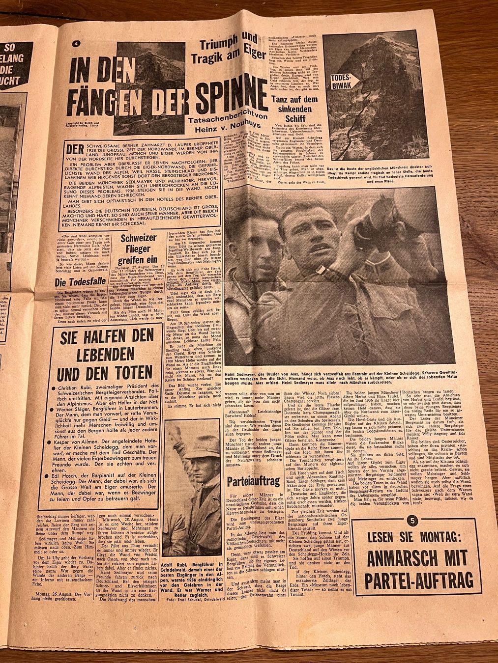 Riviste & Magazine: Blick Tageszeitung 9. September 1961 – Usato da Spiez venduto da _silvio_99 4