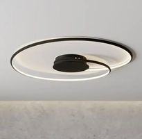 AKTION Lindby Joline LED-Deckenleuchte, schwarz, 70 cm