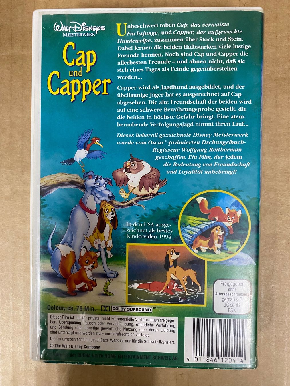 Tutti i VHS: Cap und Capper (VHS) WaltDisney – Usato da Eschlikon TG venduto da 1.- 3